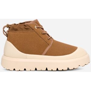 UGG® Men's Neumel Weather Hybrid Suede/Waterproof Classic Boots in Chestnut/Whitecap, Size M9 / W10 - Chestnut/Whitecap - Size: M9 / W10