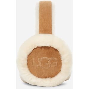 UGG® Women's Sheepskin Embroidery Earmuff in Chestnut - Chestnut - Size: O/S