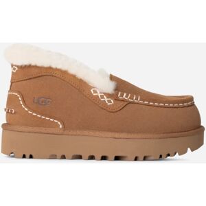 UGG® Women's Ansley Parc Sheepskin Shoes in Chestnut, Size 5 - Chestnut - Size: 5