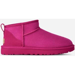 UGG® Women's Classic Ultra Mini Sheepskin Classic Boots in Pink, Size 5 - Pink - Size: 5