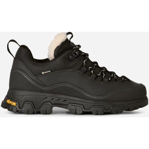 UGG® Women's MetroTrek Hiker Leather Shoes in Black, Size 11 - Black - Size: 11