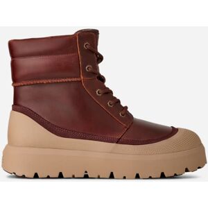 UGG® Men's Neumel High Weather Hybrid Leather Classic Boots in Cordovan/White Pepper, Size M15 / W16 - Cordovan/White Pepper - Size: M15 / W16