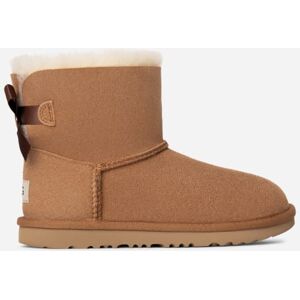 UGG® Kids' Mini Bailey Bow II Boot Sheepskin Classic Boots in Purple, Size 2K - Purple - Size: 2K