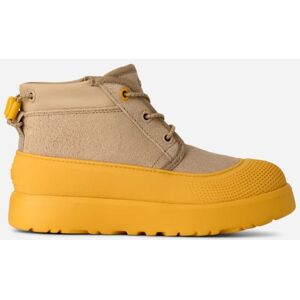 UGG® Kids' Neumel Weather Hybrid Suede Classic Boots in Mustard Seed/Summer Wheat, Size 2K - Mustard Seed/Summer Wheat - Size: 2K