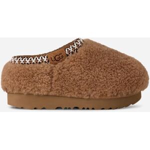 UGG® Toddlers' Tasman Maxi Curly Sheepskin Slippers in Chestnut, Size 7T - Chestnut - Size: 7T