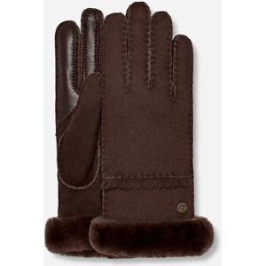 UGG® Women's Sheepskin Seamed Glove in Brown, Size Medium - Brown - Size: M