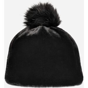 UGG® Women's Faux Fur Beanie W Pom Hats in Black - Black - Size: O/S