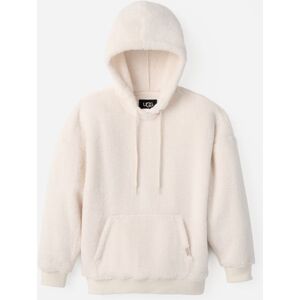 UGG® Women's Loyra Sherpa Hoodie Fleece in Cream, Size XXS - Cream - Size: XXS
