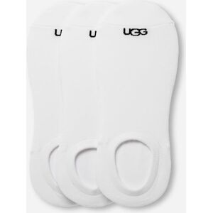 UGG® Men's Oliver No Show 3 Pack Cotton Blend in White/Grey/Black, Size L/XL - White/Grey/Black - Size: L/XL