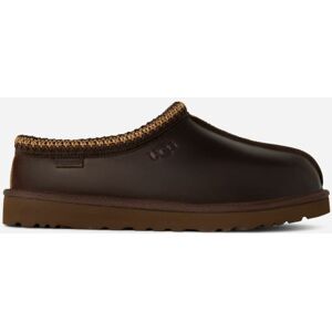 UGG® Men's Tasman LTHR Regen Leather Slippers in Ironwood, Size 15 - Ironwood - Size: 15