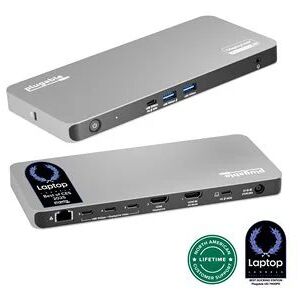 Lenovo Plugable USB-C 5-Display Docking Station with HDMI 2.1 and 140W charging