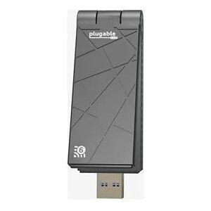 Lenovo Plugable WiFi 6 USB WiFi Adapter for Desktop PC and Laptops, AX1800 USB 3.0 and USB C