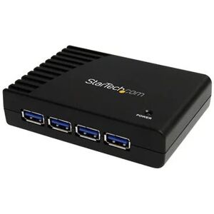 Lenovo StarTech.com 4 Port Black SuperSpeed USB 3.0 Hub - 5Gbps