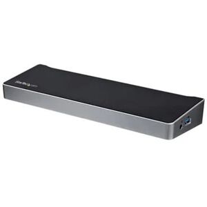 Lenovo StarTech.com Triple Monitor USB 3.0 Docking Station with 2x 4K DisplayPort & HDMI - 5 Port USB-A Hub (1x Fast-Charge), 3.5mm Audio, GbE - USB Type A Universal Laptop Dock for MacOS / Windows - TAA
