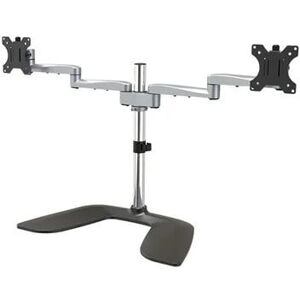 Lenovo StarTech.com Dual Ergonomic Desktop Monitor Stand for up to 81.3cm/32in Monitors (17.6lb/8kg) - Silver