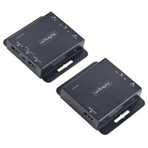 Lenovo StarTech.com 4K HDMI Extender over CAT6/CAT5 Ethernet Cable, 4K 30Hz or 1080p 60Hz Video Extender, HDMI over Ethernet Cable, HDMI Transmitter and Receiver Kit, IR Remote Control