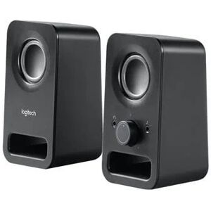 Lenovo Logitech Z150 Clear Stereo Sound Speakers - Midnight Black