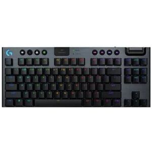 Lenovo Logitech G G915 X LIGHTSPEED TKL Wireless Mechanical GL Gaming Keyboard with RGB Backlighting, Brown Linear Switch - Black