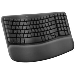 Lenovo Logitech Wave Keys Wireless Ergonomic Keyboard - Graphite
