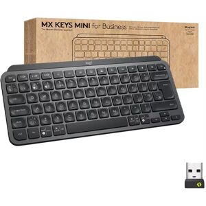Lenovo Logitech MX Keys Mini Wireless Keyboard for Business - Graphite