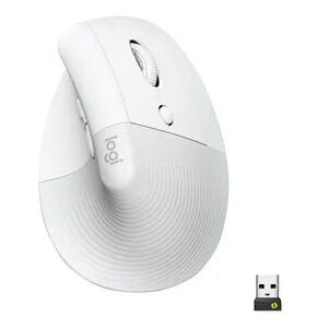 Lenovo Logitech Lift Vertical Ergonomic Mouse Off-White