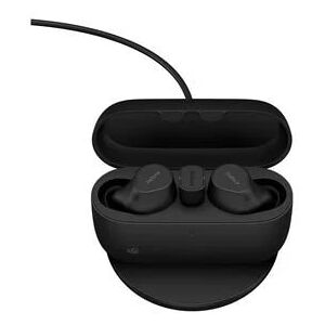 Lenovo Jabra Evolve2 Buds USB-C MS True Wireless Earbuds with Wireless Charging Pad - Black