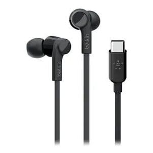 Lenovo Belkin SOUNDFORM Earbuds with USB-C Connector and Microphone - Black