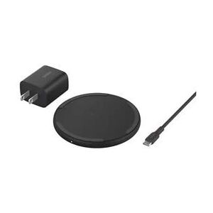 Lenovo Belkin 15W Qi Wireless Charging Pad for Smartphones - USB-C Cable - Fast Charge - Charging Station - Black