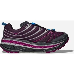 HOKA Stinson Evo OG Shoes in Aubergine/Fuchsia, Size 8 M/9 W