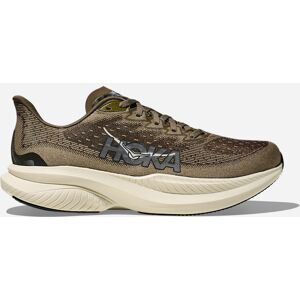 HOKA Men's Mach 6 Shoes in Antique Olive/Truffle Salt, Size 11.5