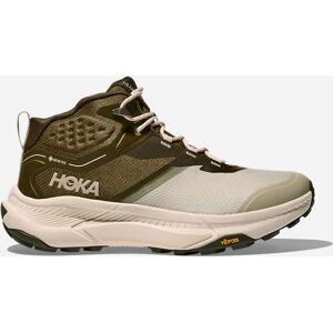 HOKA Men's Transport Hike GTX in Spruce Green/Oyster Mushroom, Size 8.5