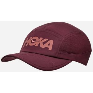 HOKA Run Hat in Black Cherry