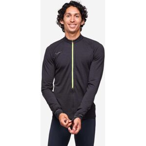 HOKA Men's BaseZip Long Sleeve Shirt in Black, Size 2XL
