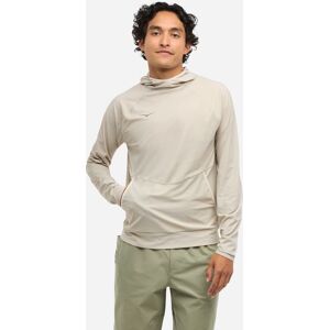 HOKA Men's Moabi LS Sun Top in Putty, Size Large