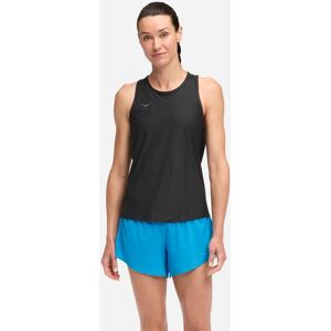 HOKA Women's Airolite Tank 2.0 Top in Black, Size Large