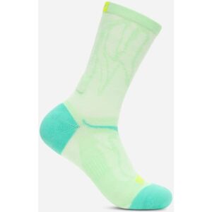 HOKA Clifton Crew Run Sock in Mint Fluorite, Size Medium