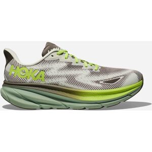 HOKA Men's Clifton 9 GTX Shoes in Slate/Aloe Vera, Size 10