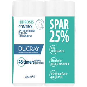 Ducray Hidrosis Control Roll-on Sampak 2 x 40 ml