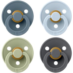 BIBS Pacifier Colour 4-pak Petrol/Sage/Baby Blue/Iron Size 2 4 stk