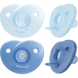 Philips Avent Curved Soothie Blå 0-6 Mdr. 2 stk