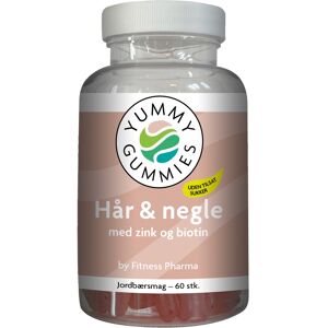 Fitness Pharma Hår og Negle Gummies Kosttilskud 60 stk