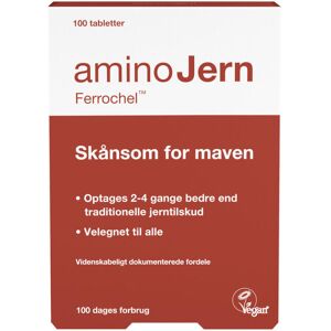 AminoJern Ferrochel Kosttilskud 100 stk