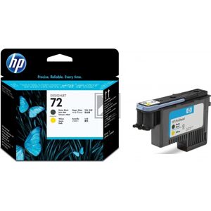 HP No 72 C9384a Printhoved, Sort Og Gul