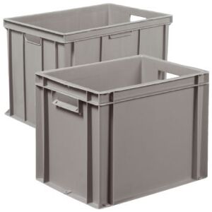 Arca/Perstorp Arca Lagerkasse 27 L, (Lxbxh) 40x30x32 Cm, Grå