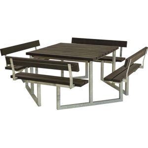 Plus Twist Bord/bænkesæt M/4 Ryglæn, Replast 227cm