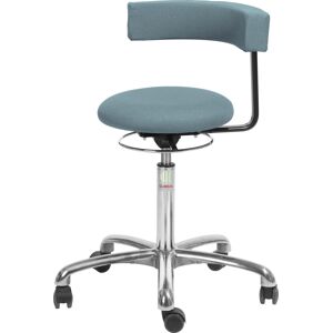 Global Saturn Stol, Blågrå, Stof, 54-73 Cm, Alu