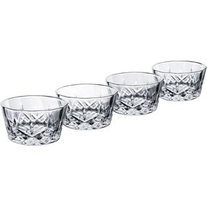 Aida Harvey Snack Skål, Glas, Ø11,5 X H6cm, 4 Stk.