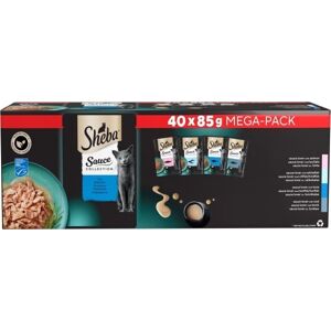 Sheba Fine Flakes Portionsposer, Fisk, 40x85 G