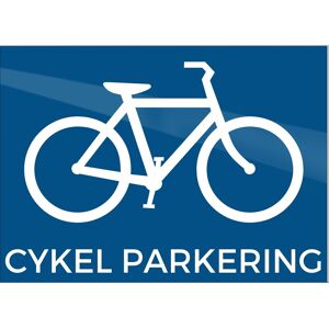 Securit Skilt   Cykel Parkering   18x13 Cm