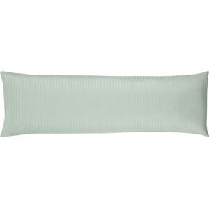 Borg Living Pudebetræk 50x150 cm - 100% Bomuldssatin - Støvet grønt ensfarvet pudebetræk -